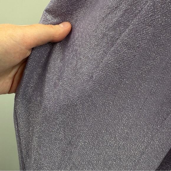 RTR Bronx & Banco Amara Lilac Cut Out Side Slit Long Sleeve Maxi Dress Sz 4 - Picture 12 of 16